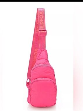 Wildfox Hot Pink Crossbody Sling Bag